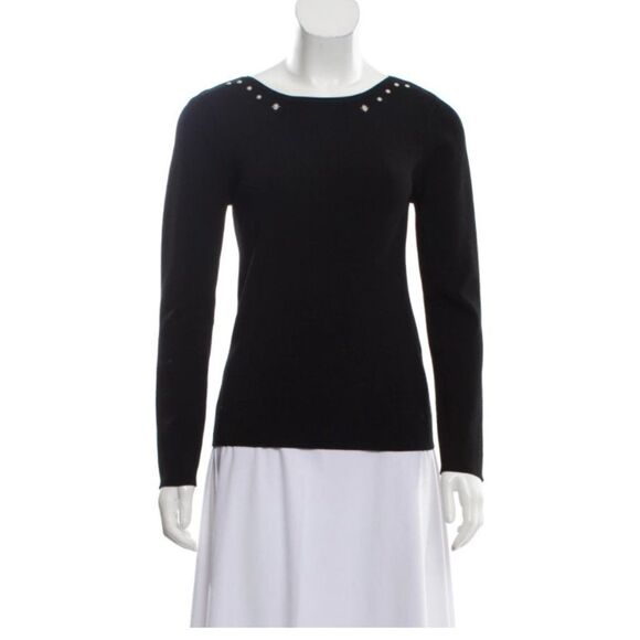 Sandro Crew Neck Long Sleeve Top Size: M  - Picture 1 of 7